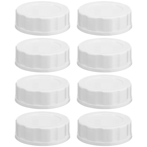 24Ud Tapas De Rosca Para Biberón Para Almacenaje Y Viaje