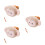 3Ud Brazaletes Mono De Peluche Marrón Para Y 8