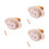 3Ud Brazaletes Mono De Peluche Marrón Para Y 7