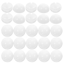 40Ud Bolas Plásticas Blancas Para Rellenos Y En Fiestas