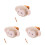 3Ud Brazaletes Mono De Peluche Marrón Para Y 5