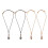12Ud Cordones Ajustables Para Collares Con Holder De Variados 1