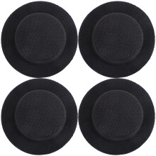 12Ud Sombreros Miniatura De Tela Negros Para Accesorios Y Manualidades