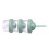 2Pièces Distributeur Lait Poudre Bébé Vert Compact Étanche 11