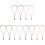 12Ud Cordones Ajustables Para Collares Con Holder De Variados 2