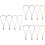 12Ud Cordones Ajustables Para Collares Con Holder De Variados 6