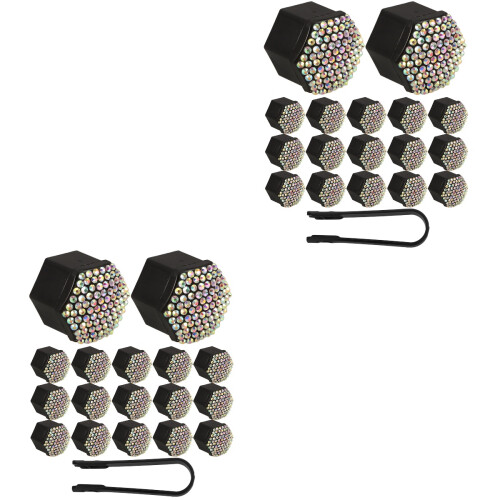40Ud Tapas De ABS Multicolor Para Tuercas Y Accesorios De 2