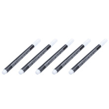 5 x Canetas Marcador de Tecido Cores Permanentes para Roupas Têxteis DIY T-Shirt Sapatos Brancos