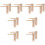 16Ud Matracas De Madera Beige Percusión Infantil Educativa 5