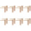 16Ud Matracas De Madera Beige Percusión Infantil Educativa 3