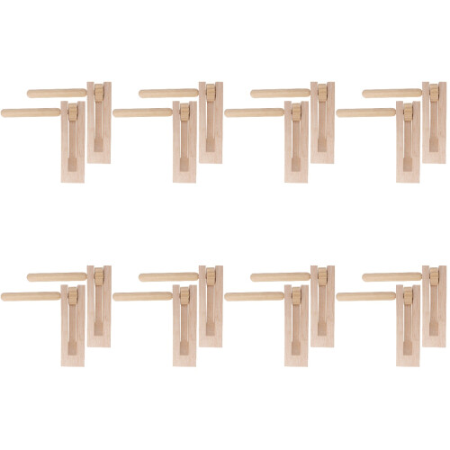 16Ud Matracas De Madera Beige Percusión Infantil Educativa 2