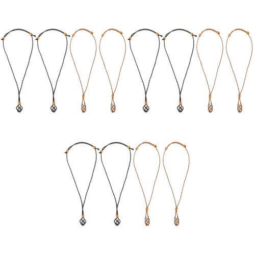 12Ud Cordones Ajustables Para Collares Con Holder De Variados 2