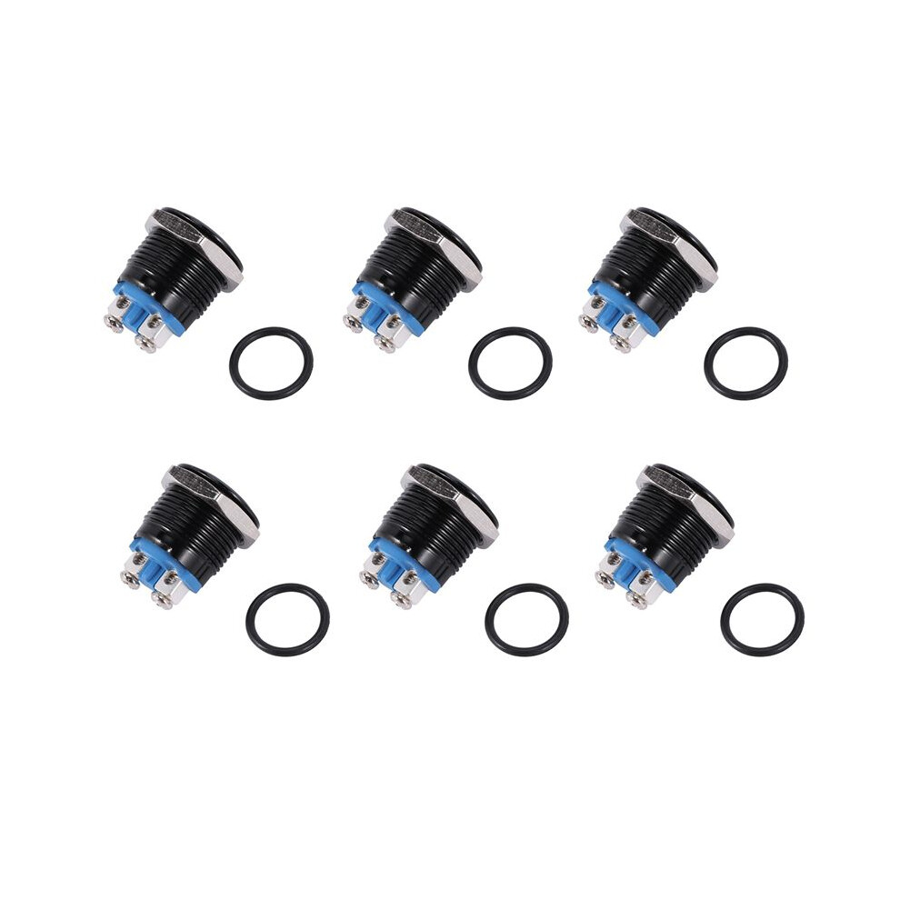 6X Horn Horn Button Push Button For Car 16Mm 12V 6032408079825