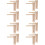 16Ud Matracas De Madera Beige Percusión Infantil Educativa 11