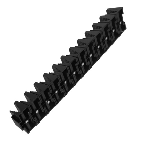 2Ud Porta Llaves Negro De Plástico Para Espacio Optimizado 2