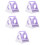 5Ud Para Hamster Y Roedores En PVC Morado Resistente 9