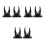 6Pièces Support Scanner Portable Noir Base Stable Usage Supermarché 5