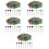 25000Pièces Pushpins Assortis ABS Résistants Pour Usage 8