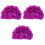 3Ud Gorro Natación Impermeable Mujer Morado Con Y Protección 3