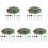 25000Pièces Pushpins Assortis ABS Résistants Pour Usage 3