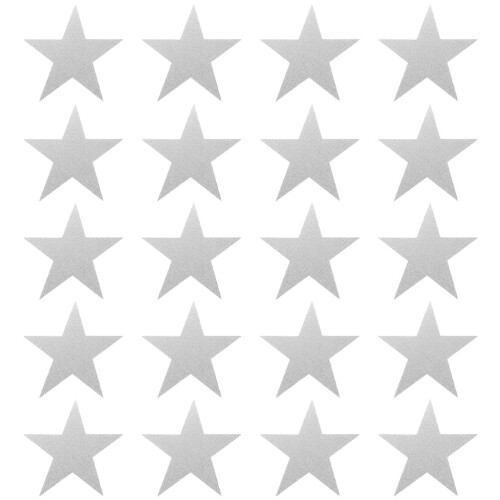 60Ud De Papel Plateado Para Decoración Escolar Y Proyectos DIY 2