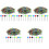 25000Pièces Pushpins Assortis ABS Résistants Pour Usage 4