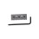 2X Electric Guitar String Locking Nut for Tremolo Bridge 42.2mm Silver 4