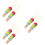 6Ud Silbatos Infantiles Multicolor Para Estimulación Y 7