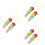 6Ud Silbatos Infantiles Multicolor Para Estimulación Y 6