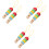 6Ud Silbatos Infantiles Multicolor Para Estimulación Y 3