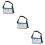3Ud De Mujer PVC Transparente Multicolor Gran Capacidad 9