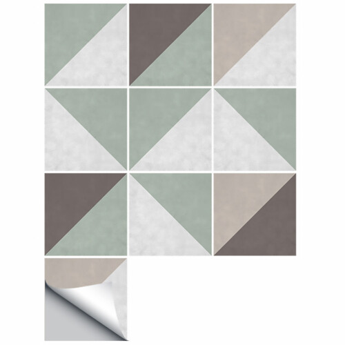 20Ud Vinilos Decorativos Azulejos Autoadhesivos Resistentes