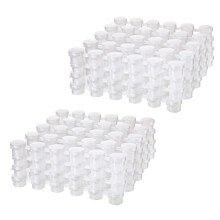 48 Bandes 2 Ml Bandes de Peinture Vides Pots de Tasse de Peinture Conteneurs de Stockage Clairs Peinture Arts Artisanat Fournitures 144 Pots Au Total