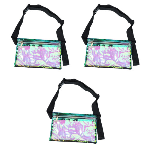 3Ud De Mujer PVC Transparente Multicolor Gran Capacidad 2