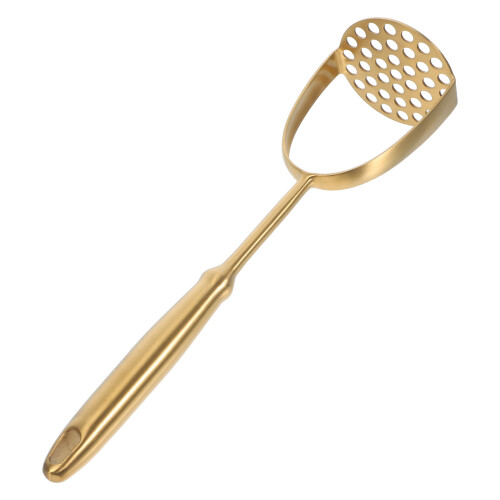 3Ud De Patata Acero Inoxidable Dorado Ergonómico