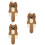 3Ud Tapetes Para Rayar De Sisal Caqui 9