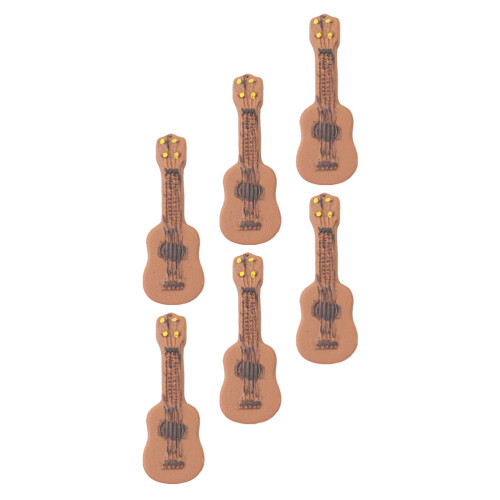 12Ud Mini Guitarras De Multicolor Para Decoración Y Regalo 1