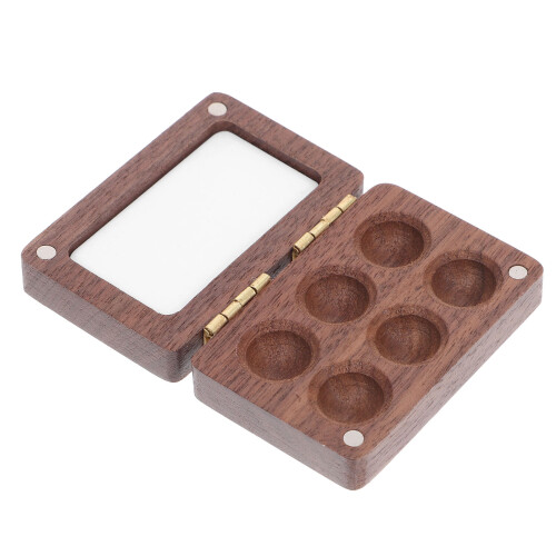2Ud De Acuarela Mini Con Paleta De Madera Para Viaje 2