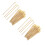 200Pièces Bambou Beige Pour Lanternes Papier À Usage Enfant 9