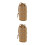 2Ud Porta Botella De Nylon Chocolate Para Camping Y Senderismo 8
