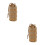 2Ud Porta Botella De Nylon Chocolate Para Camping Y Senderismo 9