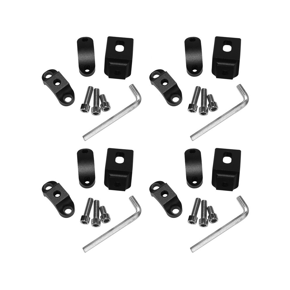4X Tg80 Headlight Fixed Shelf Handlebar 22Mm 7/8Inch Headlight Bracket Spotlight Mount Holder Tube Clamp For Cafe Racer Chopper 6032565251317