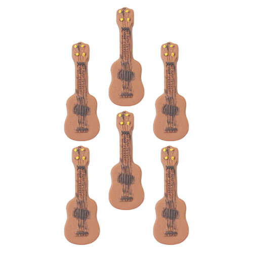 12Ud Mini Guitarras De Multicolor Para Decoración Y Regalo
