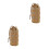 2Ud Porta Botella De Nylon Chocolate Para Camping Y Senderismo 6