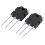 10Pcs Silicon Transistor - D 1047 + B 817, 200 V, 12 A 2