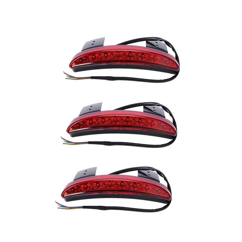 3X Rear For Sportster Xl 883 Red 6032952424577