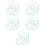 5Jgo Collares Y Anillos De Simples Para Mujer 9