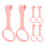 24Ud Anillos De Y Entrenar Para Bebé Rosa Material PP 1