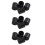 Rubber Möbel Krücke Füße Hocker Stuhl Bein Tip Pad 12Pcs Schwarz 1