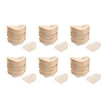 300X Finger Food - Bowls, "Boat" Biodegradable Wood 11 cm x 6.5 cm